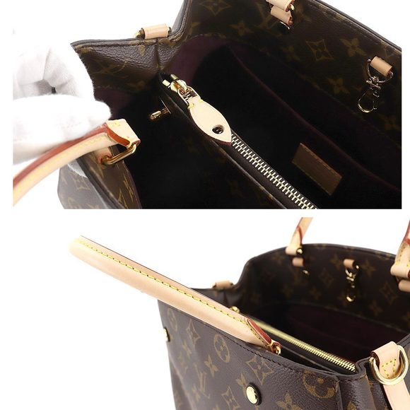 Louis Vuitton Monogram Montaigne MM 2 Way Hand Shoulder Bag - Picture 7 of 8